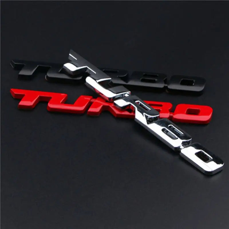 Creative DIY Car Emblem  Durable Metal Letter Badge Decoration