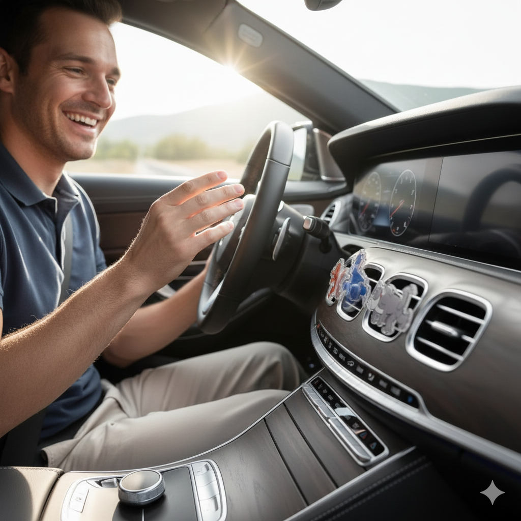 Tom & Jerry Rotating AC Vent Spinner Funny Car Dashboard Toy