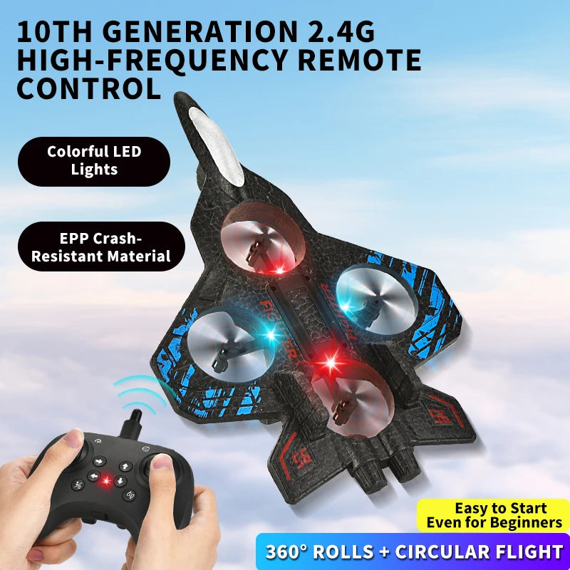 Smart RC Fighter Plane  3 Flight Modes with Advanced Stabilization System