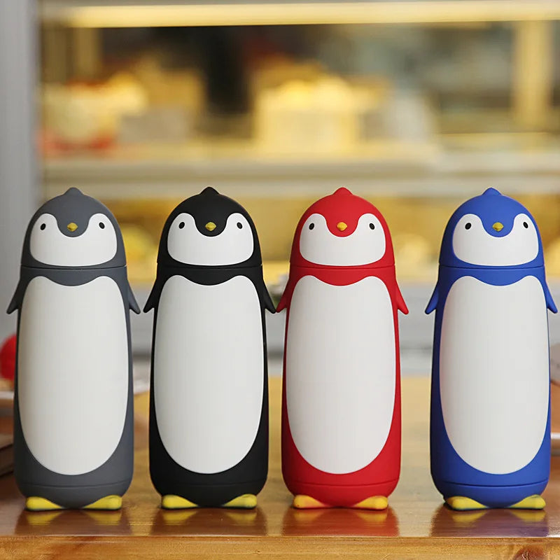 Cute Penguin Mini Flask 280ml