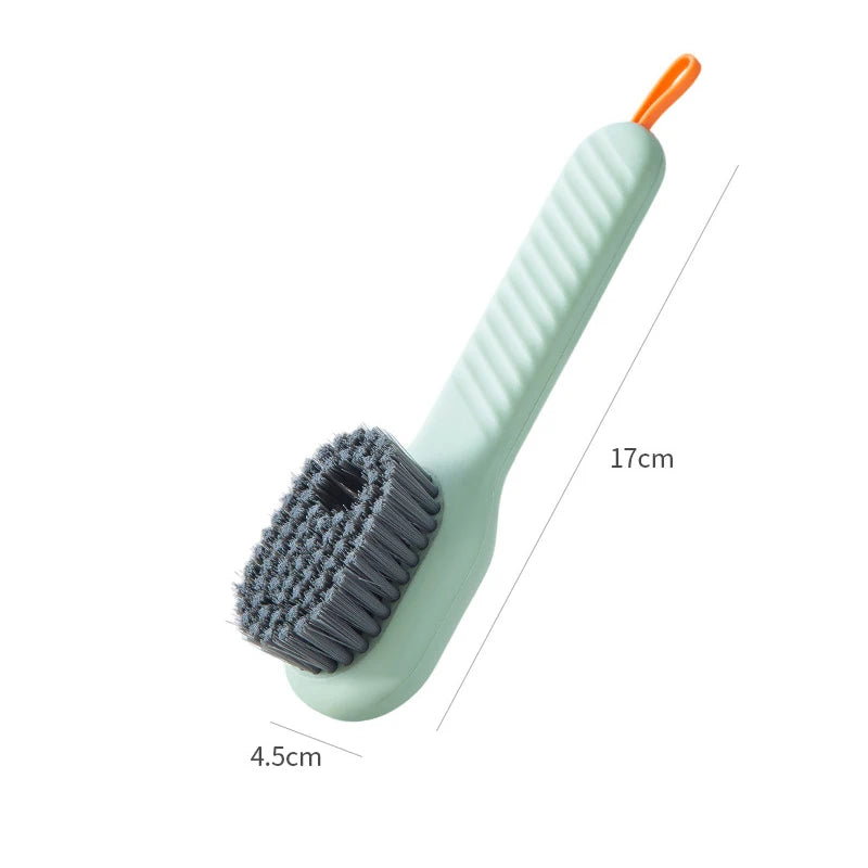 Multifunctional Liquid Brush  Quick Push Cleaning Tool for Shoes, Clothes, and Home Use