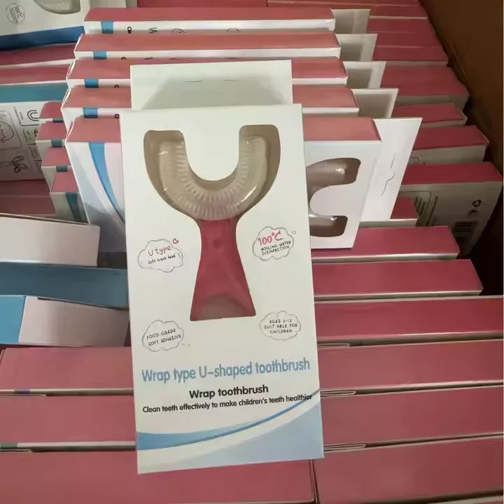 Baby U-Shape Toothbrush 3–5 Years 360° Soft Brush for Easy Oral Care