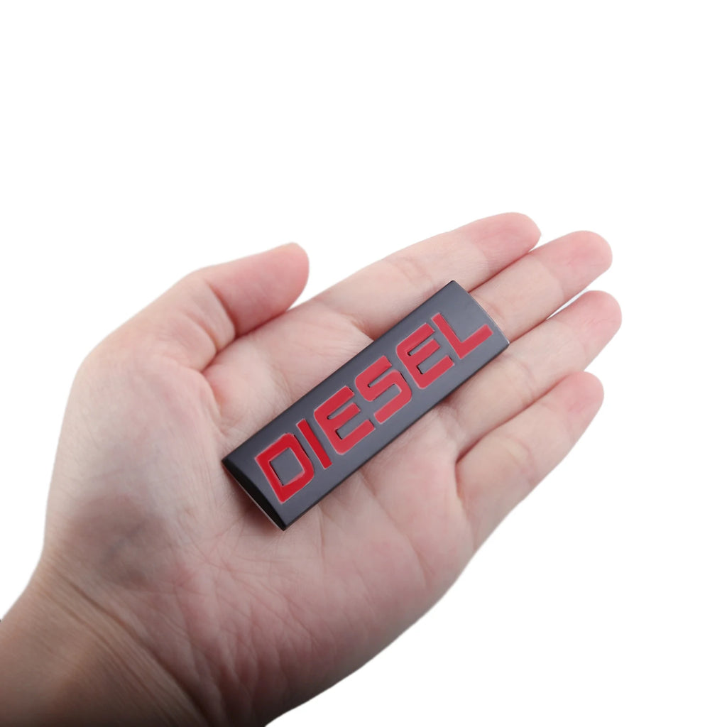 3D Metal DIESEL Logo , Stylish Auto Badge for Cars .
