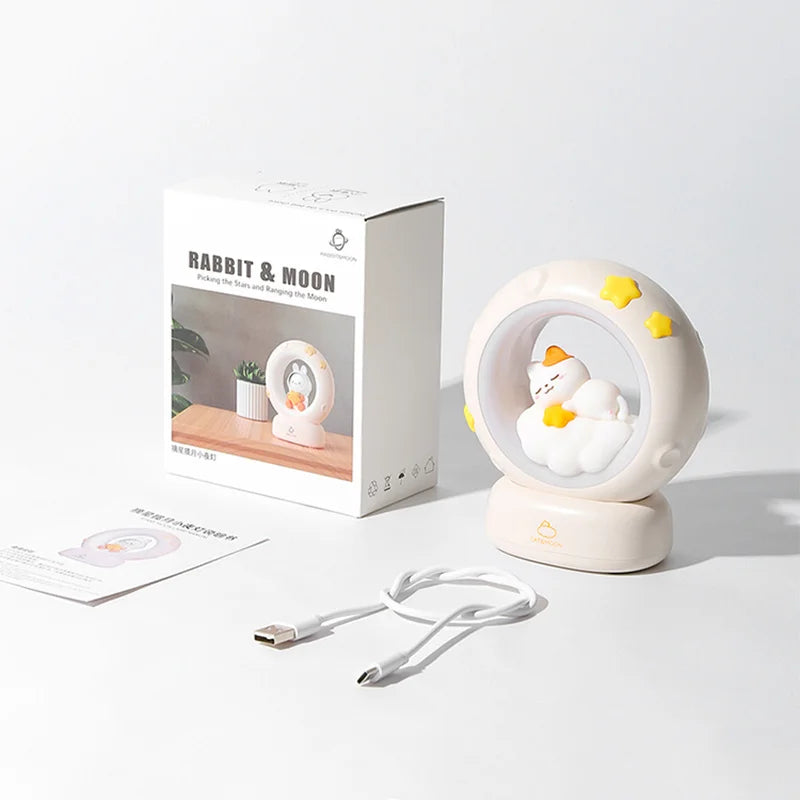 Adorable 3D Night Light  Soft Glow for Bedroom Comfort & Aesthetic Décor