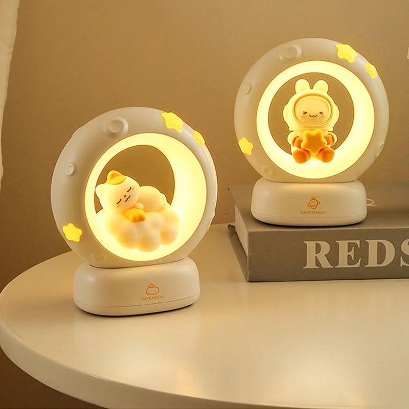 Adorable 3D Night Light  Soft Glow for Bedroom Comfort & Aesthetic Décor