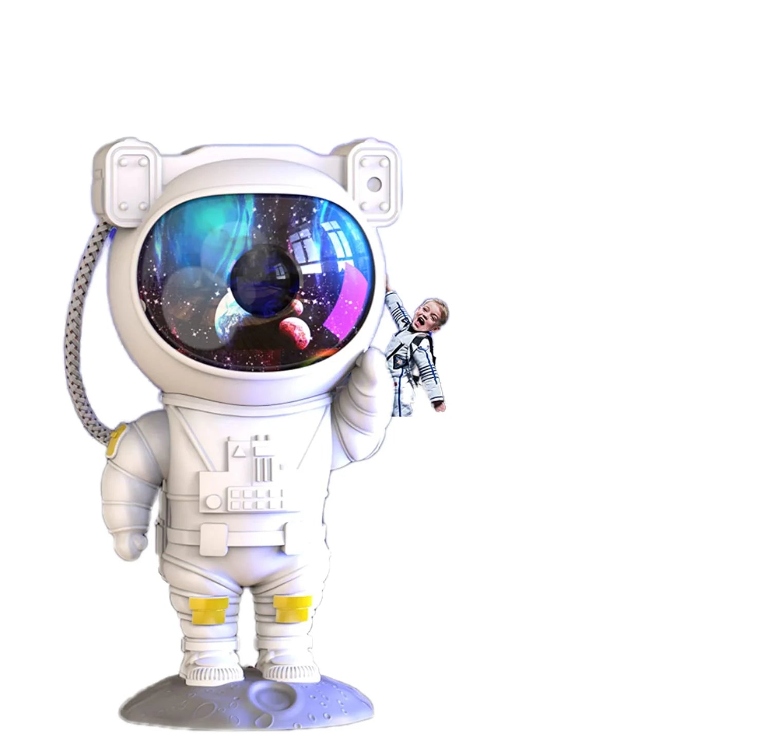 Astronaut Galaxy Projector Night Light – 360° Rotating