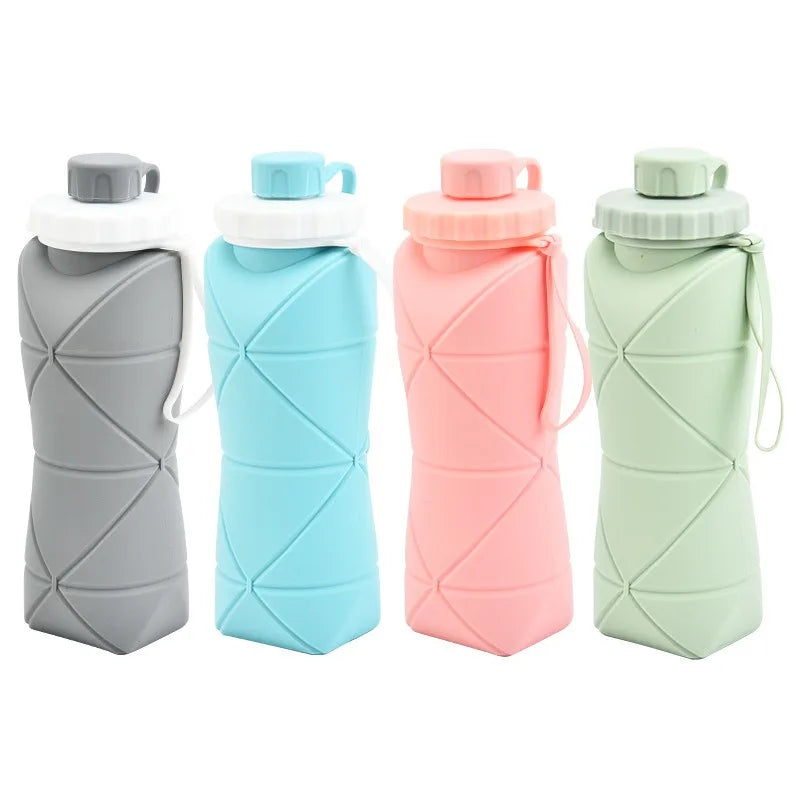 Foldable Silicone Bottle  Durable & Safe for Outdoor Adventures