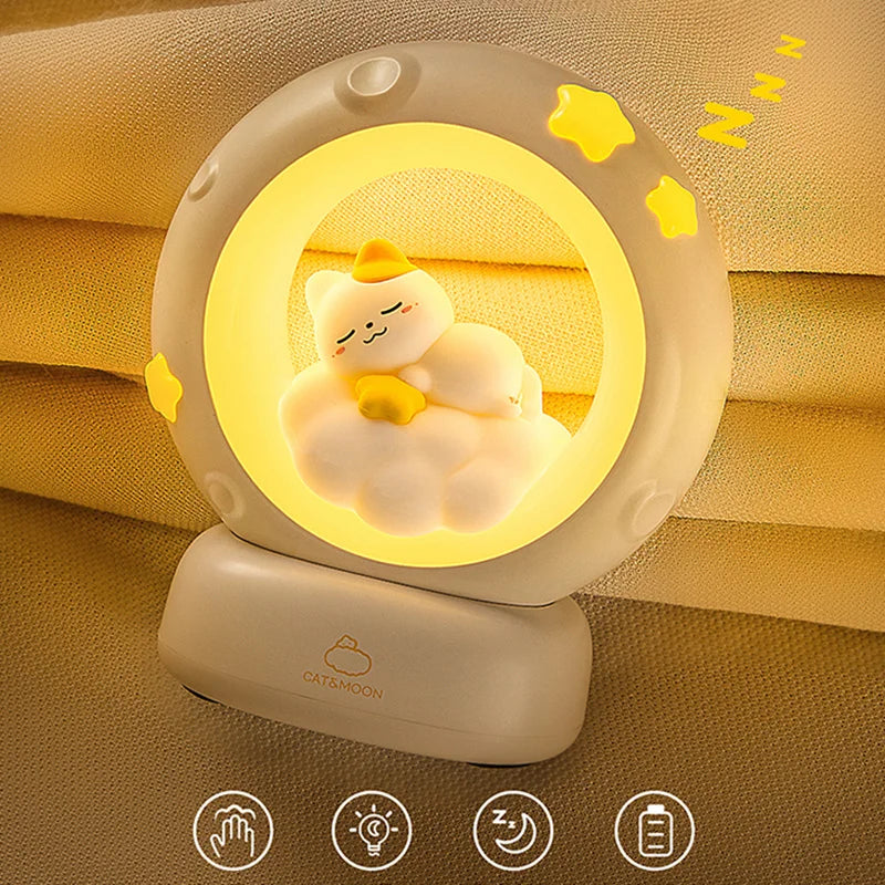 Adorable 3D Night Light  Soft Glow for Bedroom Comfort & Aesthetic Décor